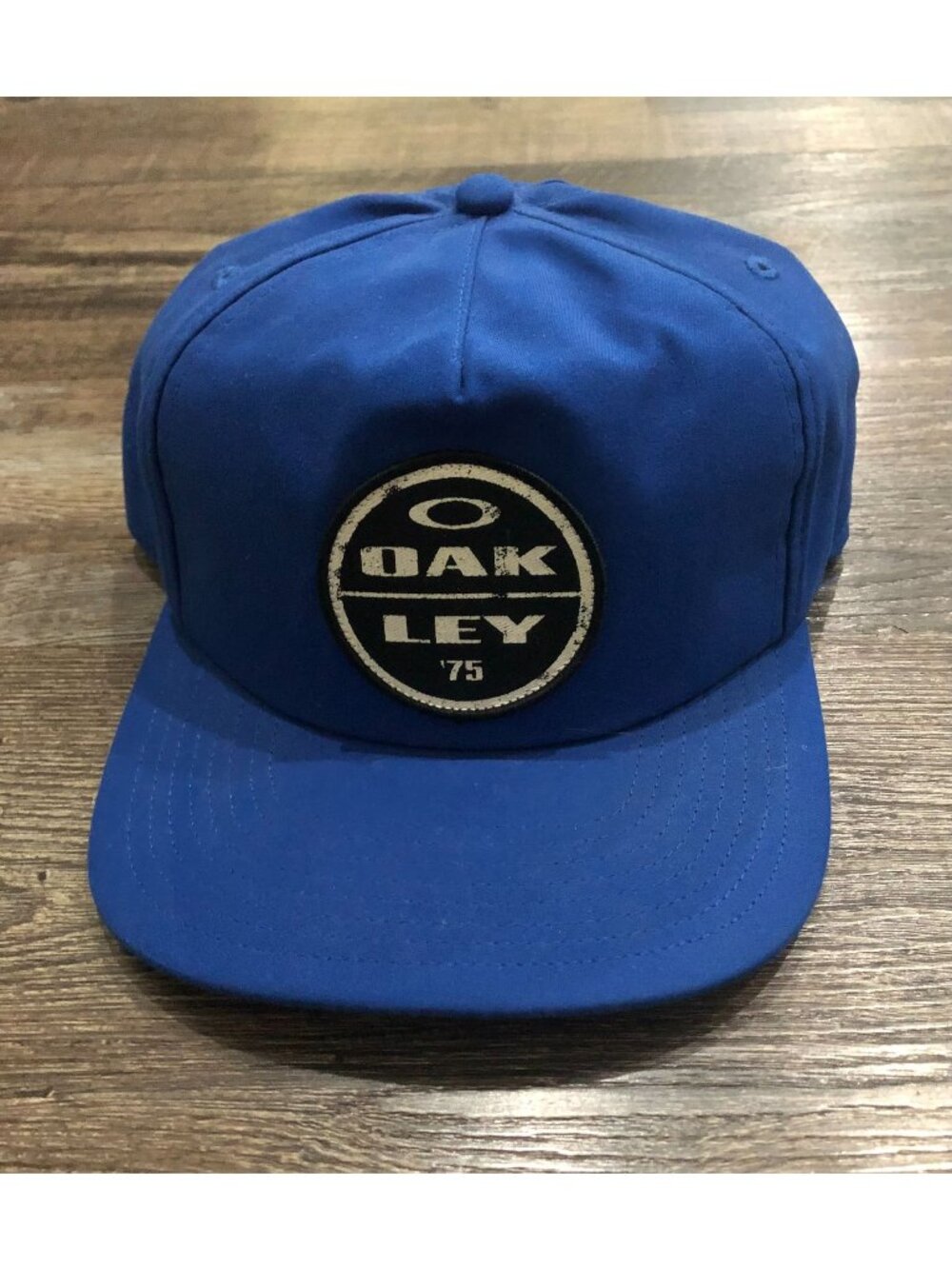 Oakley Foundation Snapback Hat Cap Blue One Size OS